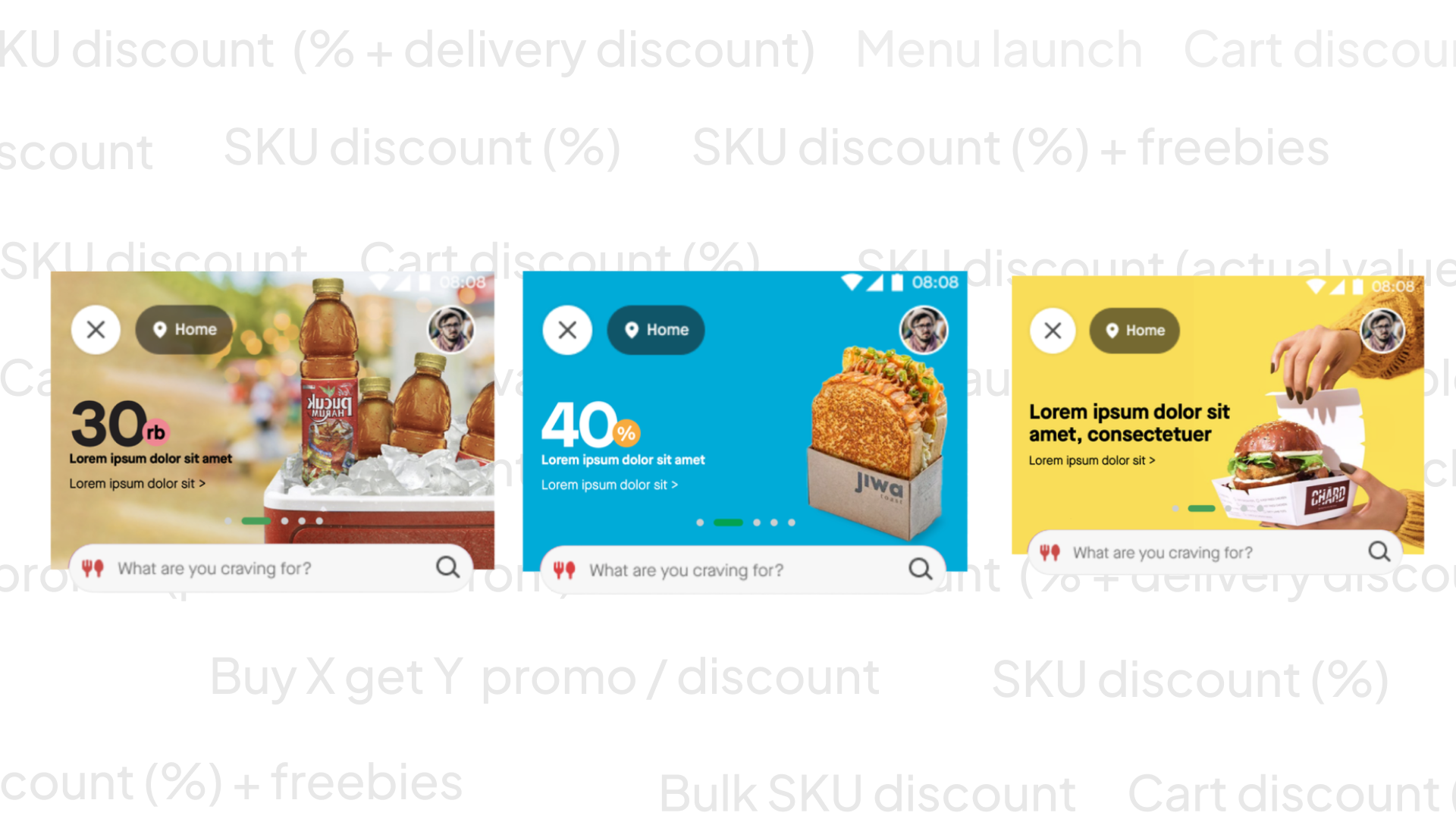 Masthead UI iterations